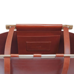 Large Tote with Round Flap