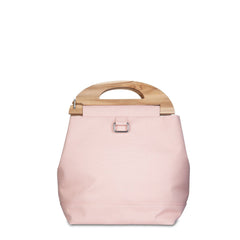 Bucket Bag Canvas with Wooden Handle