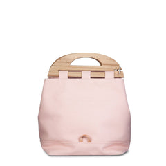 Bucket Bag Canvas with Wooden Handle