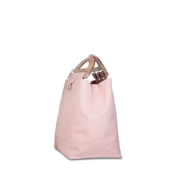 Bucket Bag Canvas with Wooden Handle